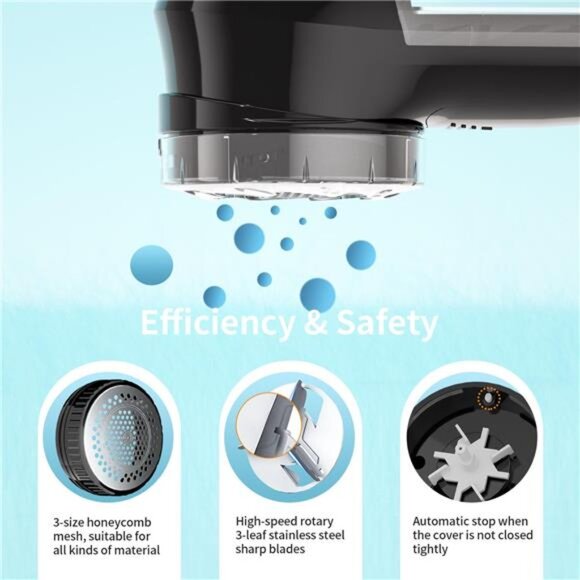 Fabric Lint Shaver-Fuzz Remover,AC120V Electric Sweater Shaver(Battery Operated) - Picture 5 of 7